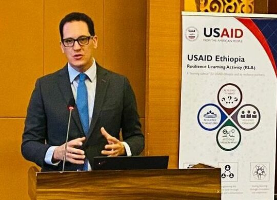 USAID/Ethiopia Mission Director, Sean Jones, at the RLA launch workshop in Addis Ababa.